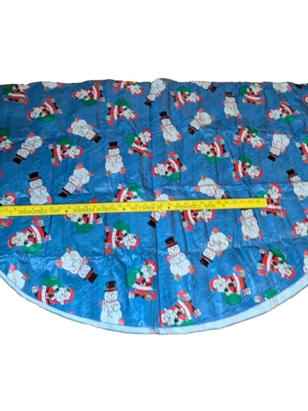 Christmas Tablecloth Santa & Snowmen aprox 66
